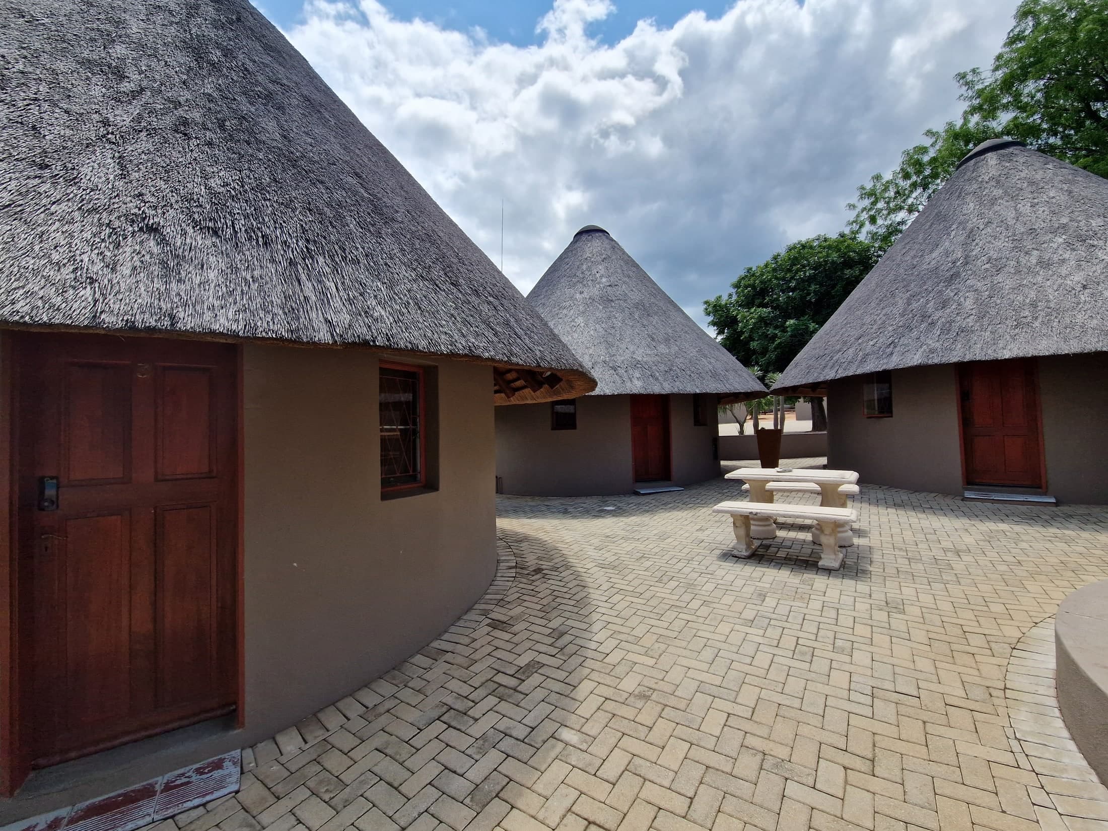 Rondavel Courtyard